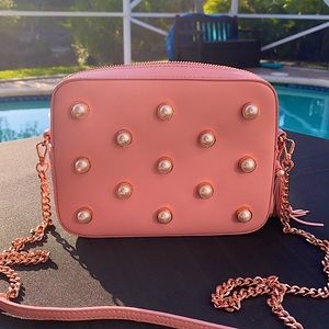 SOLD- Ted Baker Alessia Pink Pearl Bag